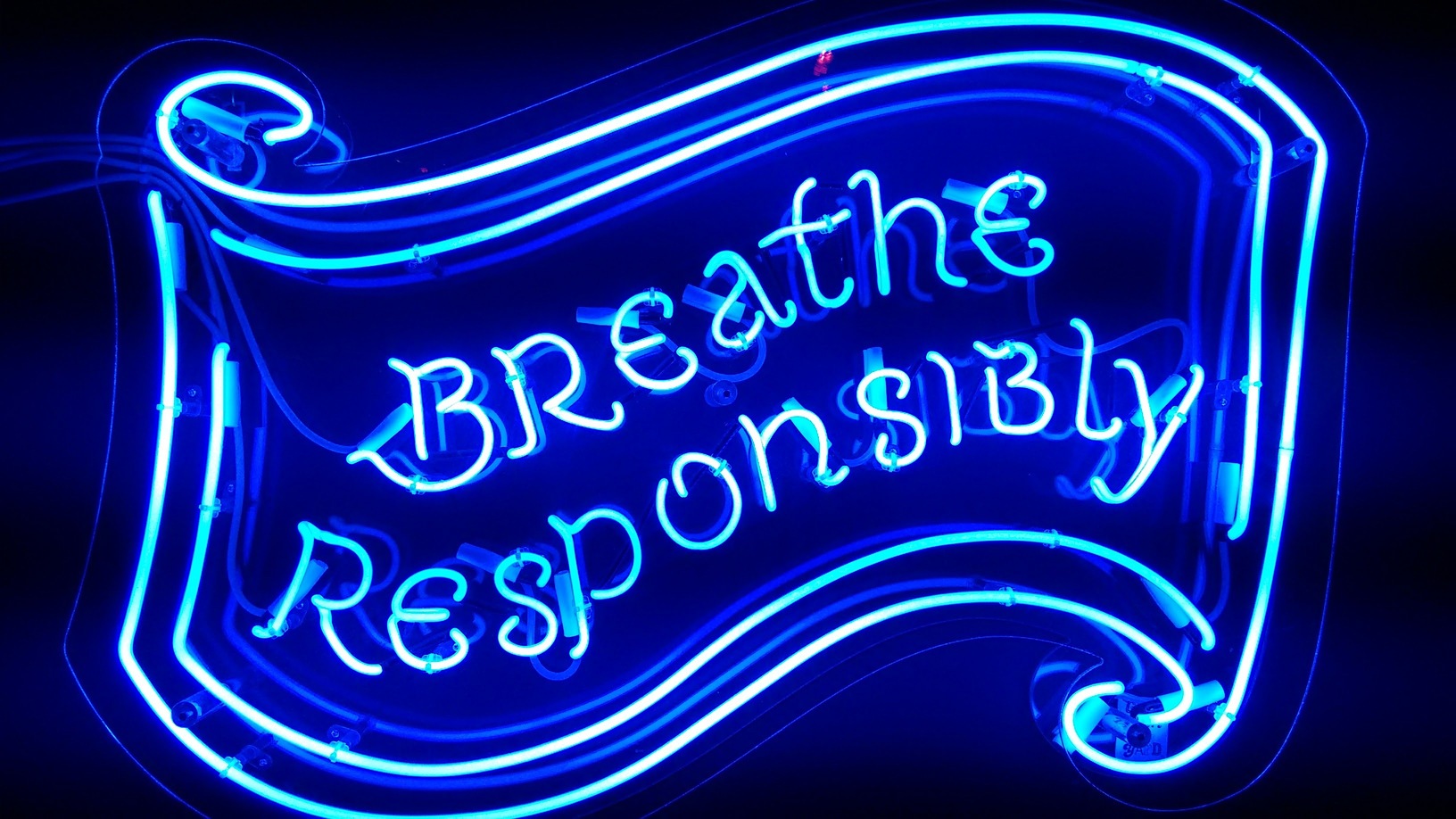 "Respire com responsabilidade"